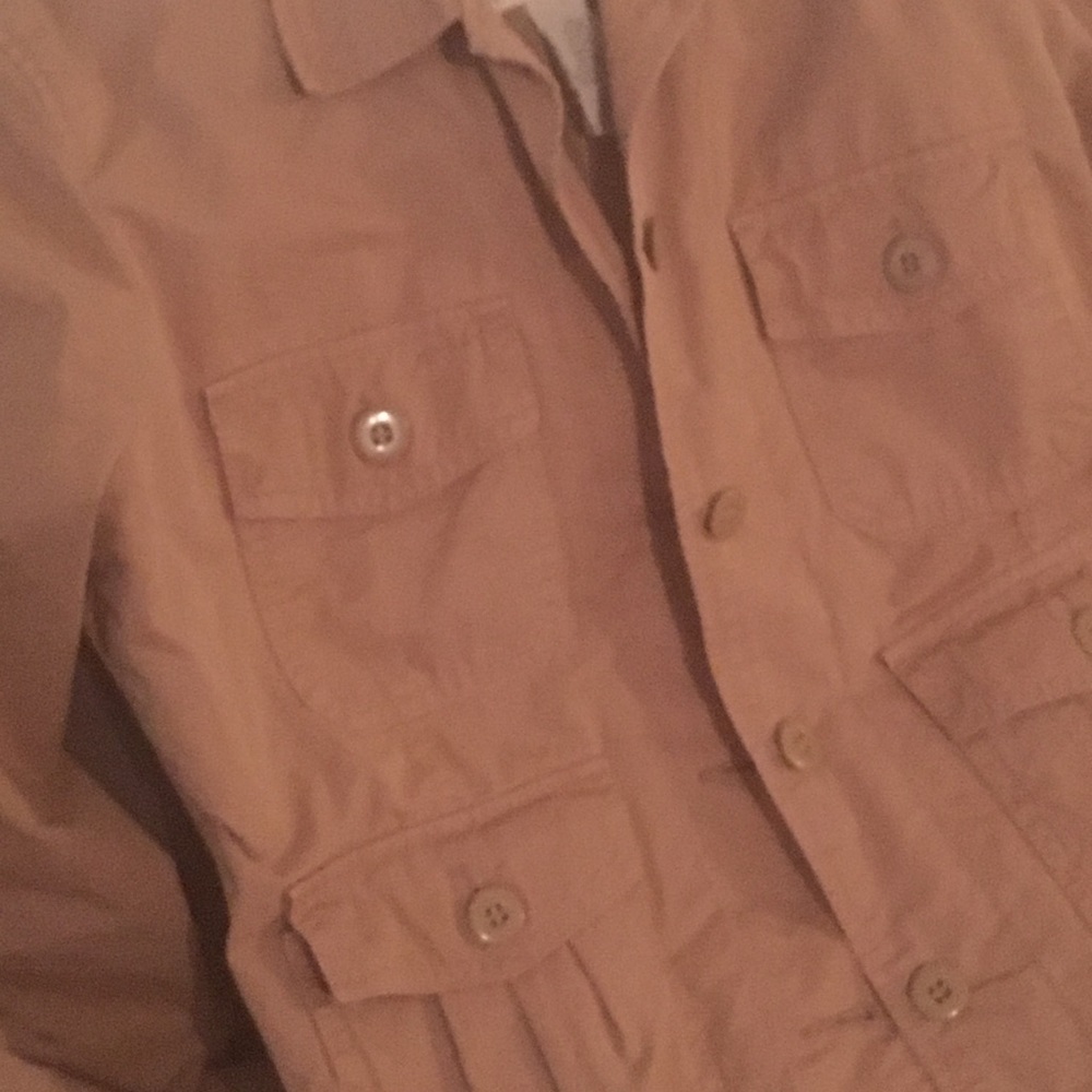 Tan jean jacket - Picture 2 of 4